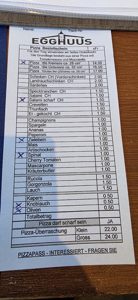 Menu Pizzeria Egghuus-1